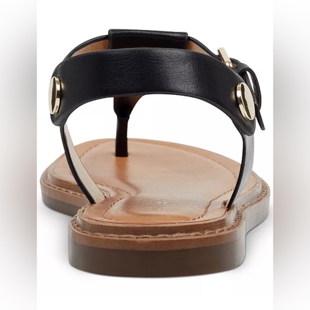 Tommy Hilfiger Bennia womens size 6.5 black sandals-NEW - Picture 3 of 5